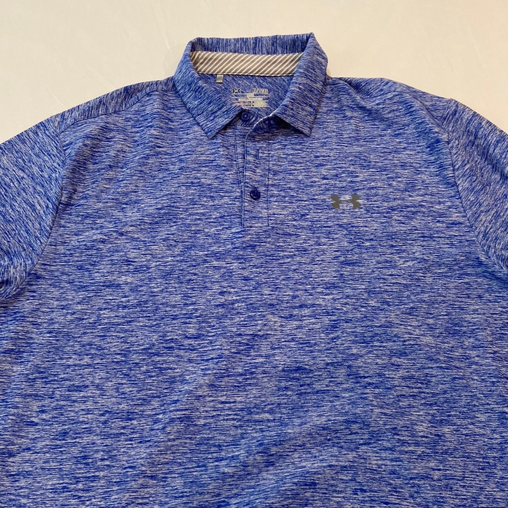 Blue extra large under armor polo